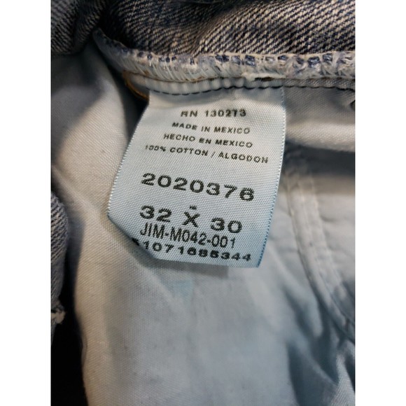 Lee Jeans Mens Size 32x30 Blue Med Wash Denim Straight Leg - Picture 6 of 6